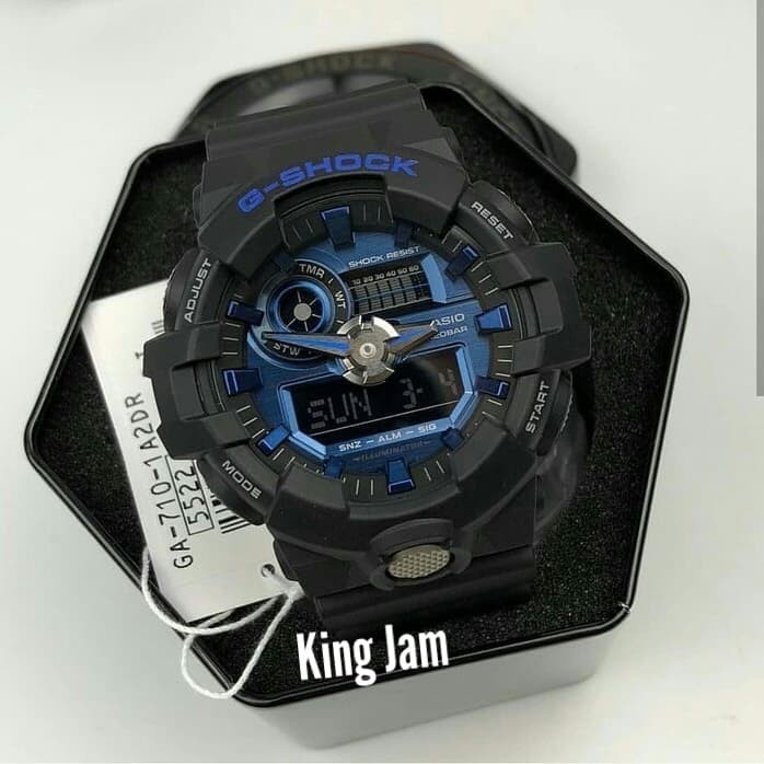 ✅New Jam Tangan Pria Casio G-Shock Ga-710-1A2Dr / Ga-710-1A2 Original Limited