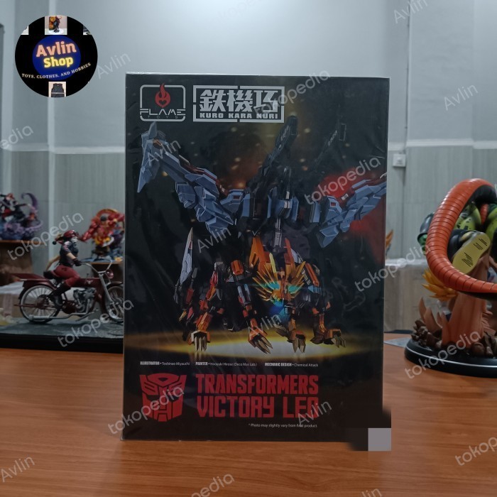 [Ori] Flame Toys Kuro Kara Kuri Victory Leo Transformers Misb New Berkualitas