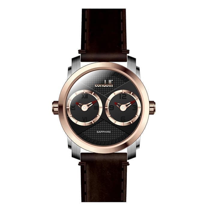 ✅New Ori Condotti Cn2099-Rg03-L26 Sguardo - Jam Tangan Pria - Kulit Coklat Diskon