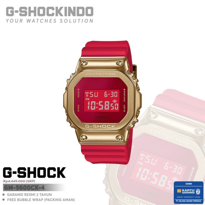 ✅New Casio G-Shock Gm-5600Cx-4 / Gm-5600Cx-4Dr Original Berkualitas