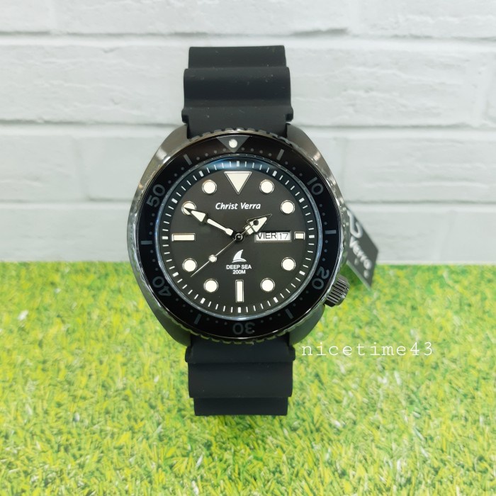 ✅New Ori Jam Tangan Pria Christ Verra 75039G-36 Blk Diskon