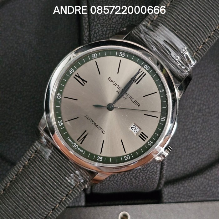 ✅New Ori Jam Tangan Baume Et Mercier Classima Green 42 Mm Ref.M0A10696 Original Berkualitas