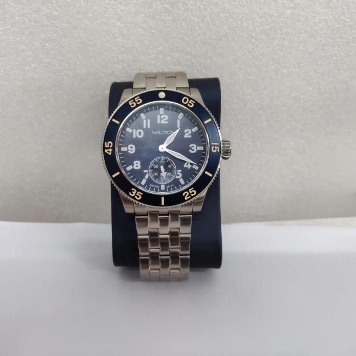 ✅Original Nautica Watch Houston Steel [Naphst005] Terbatas