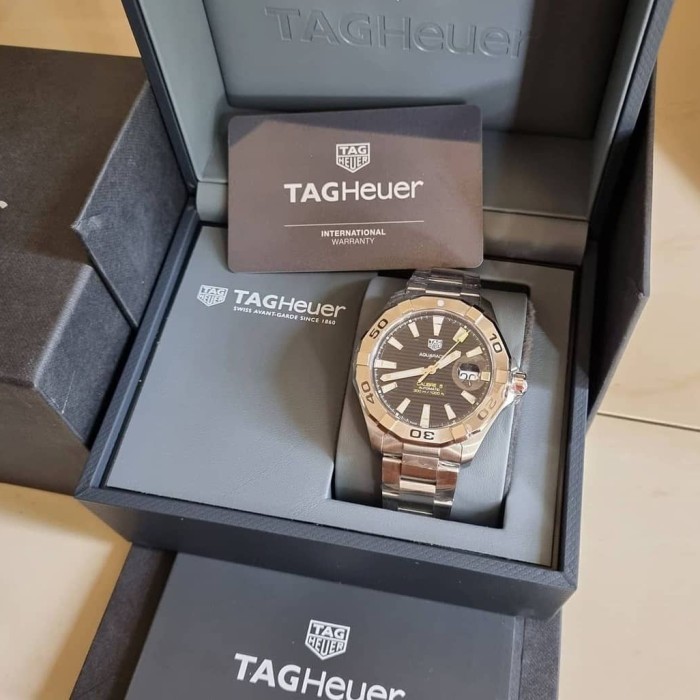 ✅Original Tag Heuer Aquaracer Cal5 Black Dial Terbaru