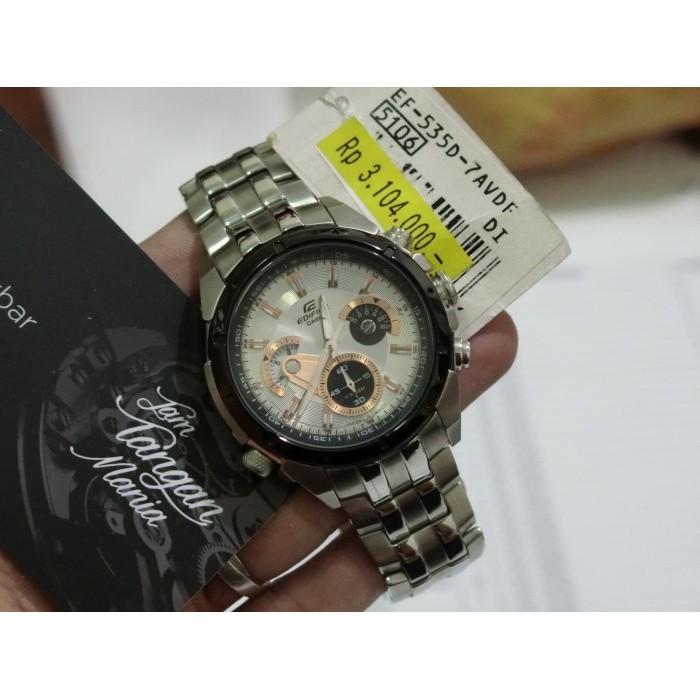 ✅Original Jam Tangan Casio Edifice Ef-535D-7Avdf Original Ef-535D Chronograph Limited