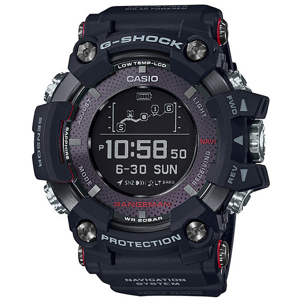 ✅Original Casio G-Shock Gpr-B1000-1Adr Rangeman Solar Assist Gps Navigation Limited