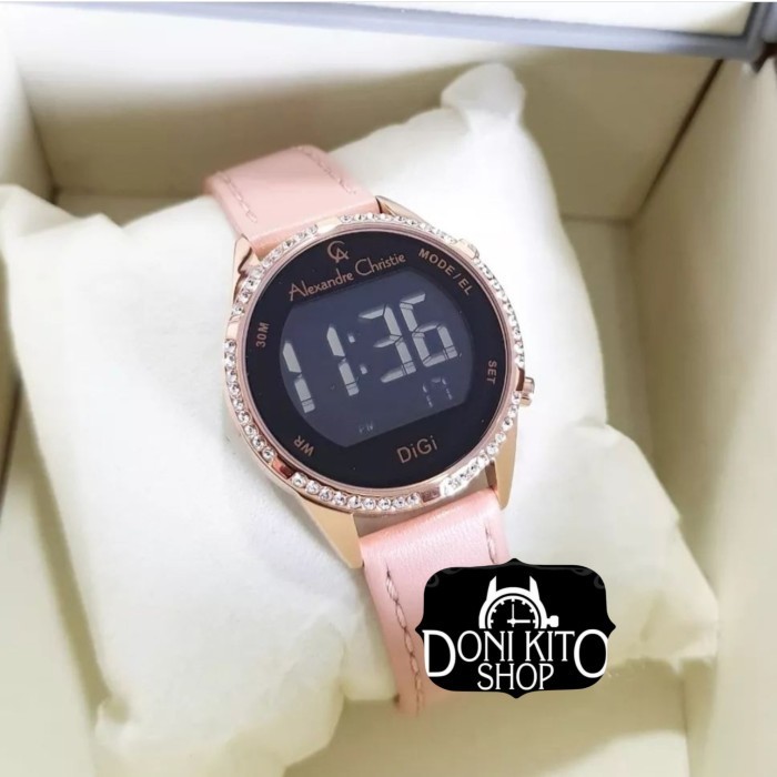 ✅Sale Alexander Christie Ac9354 Rosegold Pink - Jam Tangan Wanita - New Terbaru