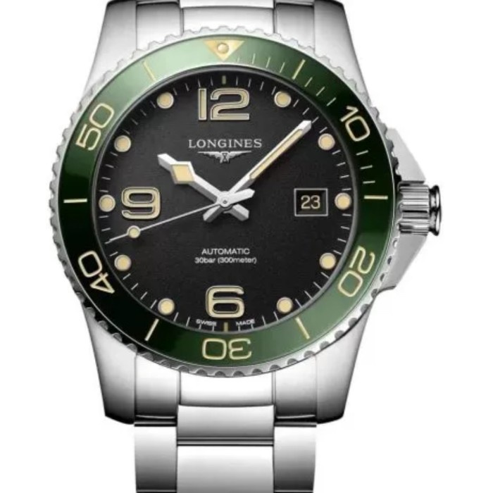 ✅Ready Jam Tangan Longines Hydroconquest Kermit 41 Mm Ref.L3.781.4.05.6 Terbatas