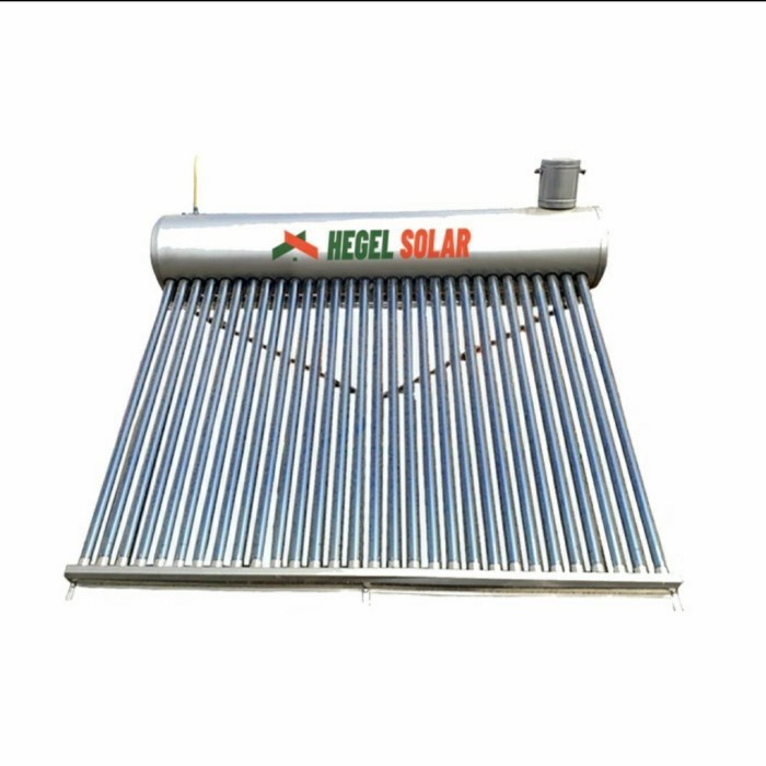 [New] Solar Water Heater Hegel Solar 300 Liter Stainless 304 Diskon