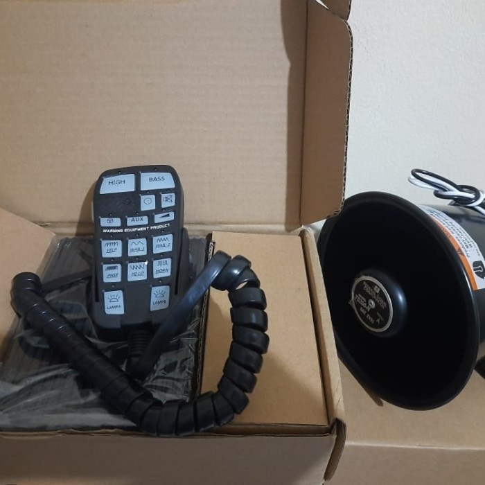 ✨New Ori Paket Sirine Whelen Ic Hhs Remote Fullset Speaker Limited