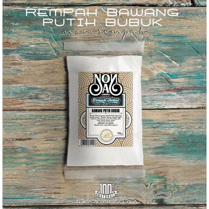 

Termurah Bawang Putih Bubuk 75 Gram / Allium Sativum / Rempah Premium Murni