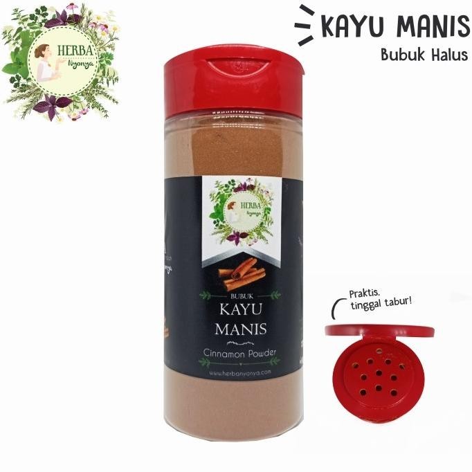 

Termurah KAYU MANIS HALUS BUBUK TABUR PURE CINNAMON POWDER REMPAH - HERBANYONYA