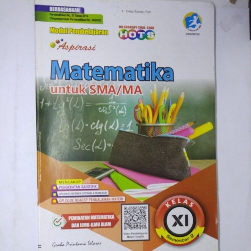LKS SMA MATEMATIKA PEMINATAN KELAS 11 SEMESTER 2 KURIKULUM 2013 K13