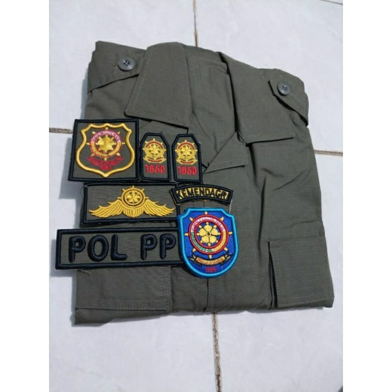 [OUR BEST] SPECIAL PRICE SERAGAM PDL SATPOL PP / SERAGAM POL PP ATRIBUT