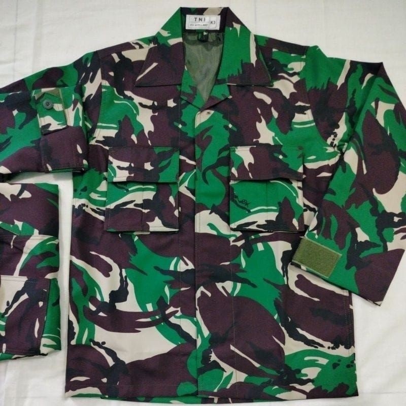 [OUR BEST] SPECIAL PRICE SAN'S SERAGAM PDL TNI DINAS LAPANGAN TNI AD AL AU VELBED WR Berkualitas