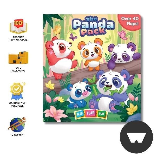 Phidal - Pandas Flip Flap Fun Book