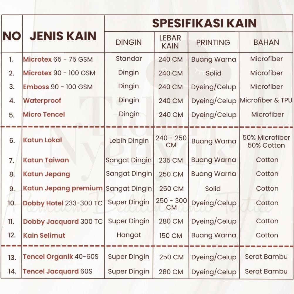 Promo Akhir Tahun Kain Sutra Bamboo 60S Polos Warna Warni White Putih Black Sage Green Blue Grey Kai