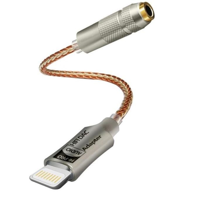 Promo Akhir Tahun Mfi Certified Hifi Converter Lightning To 3.5Mm Dac Adapter Iphone Mic Promo