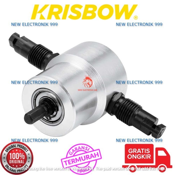 ✅COD Krisbow Adaptor Kepala Bor Double Head Metal Sheet Cutter Terbaru