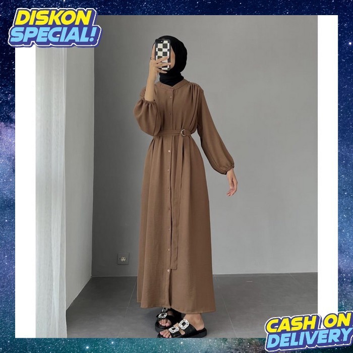 Gamis Muslim Gsmis Dress Syari Jumbo Buju Gam Pakean Dress Simple Elegant Juba Driss Bahan Tebal Mur