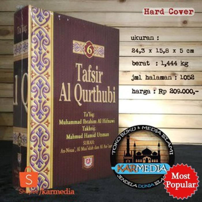 

[Baru] [Jilid 14] Tafsir Al Qurthubi - Pustaka Azzam - Jilid 14 - Karmedia Terbaru