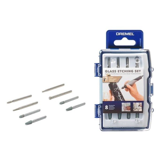 

[Baru] Glass Etching Set 682 / Mata Ukir Kaca / Logam Set 8 Pcs Diskon