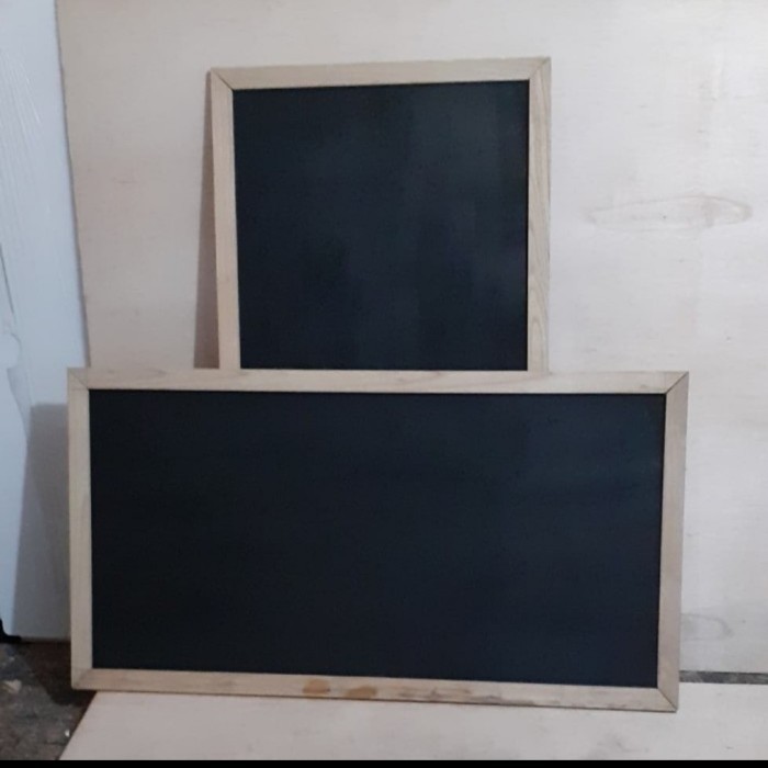 

[Baru] Papan Tulis Gantung Black Board Kapur Custom Uk 60X150 Limited