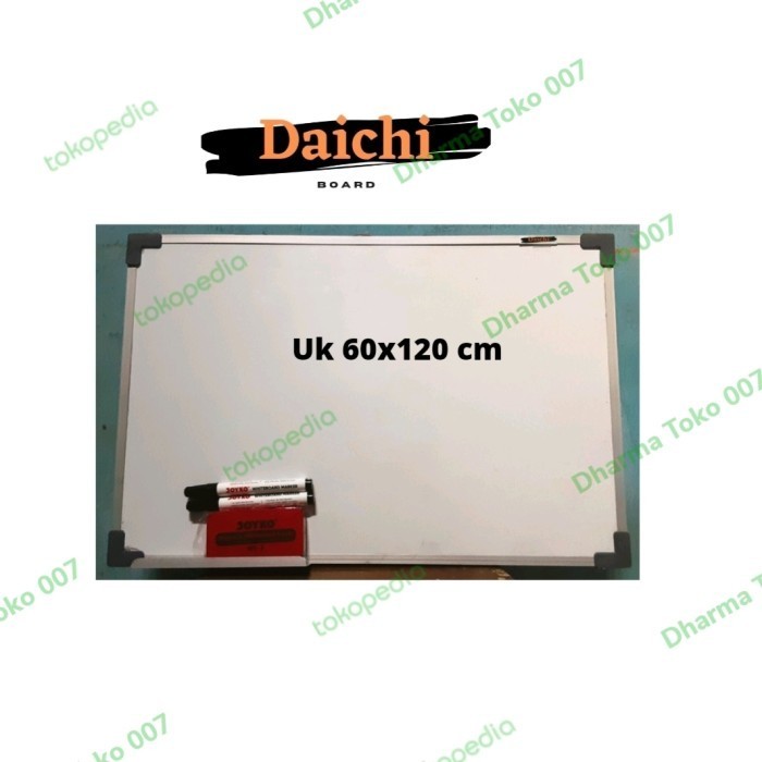 

[Baru] Papan Tulis / Whiteboard Daichi Gantung Magnetic Uk 60 X 120 Diskon