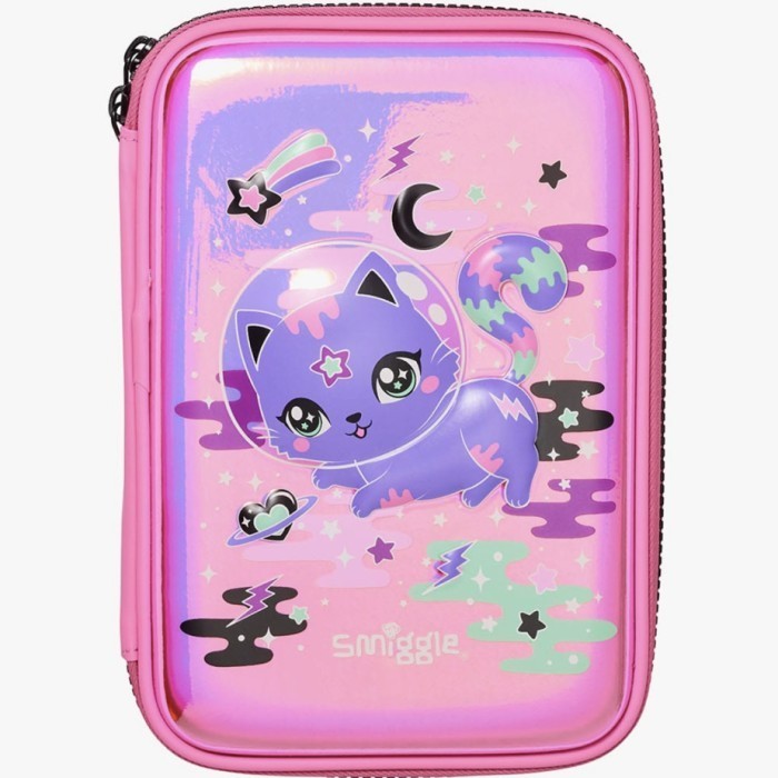 

[Baru] Smiggle Pencil Case 3D Cat Kucing Tanduk Tempat Pensil Anak Original Terbatas