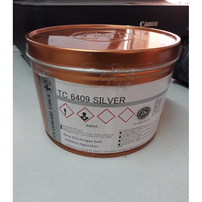 

[Baru] Tinta Offset Cemani Toka Warna Silver Limited
