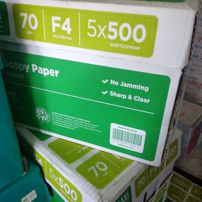 

[Baru] Kertas Hvs Maxi Brite F4 1 Dus Terbaru