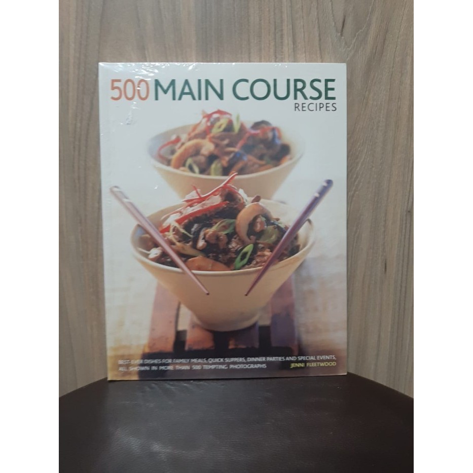 [Baru] Buku 500 Main Course Recipes Berkualitas