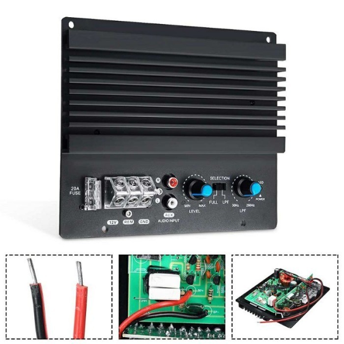 

[Baru] Mono Car Audio Amplifier Board Player Bass Subwoofer 600W - C62060 Terbatas