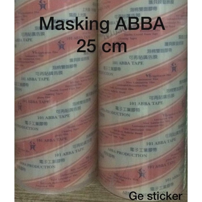 

[Baru] Transfer / Masking Tape Abba 25 Cm Terbaru