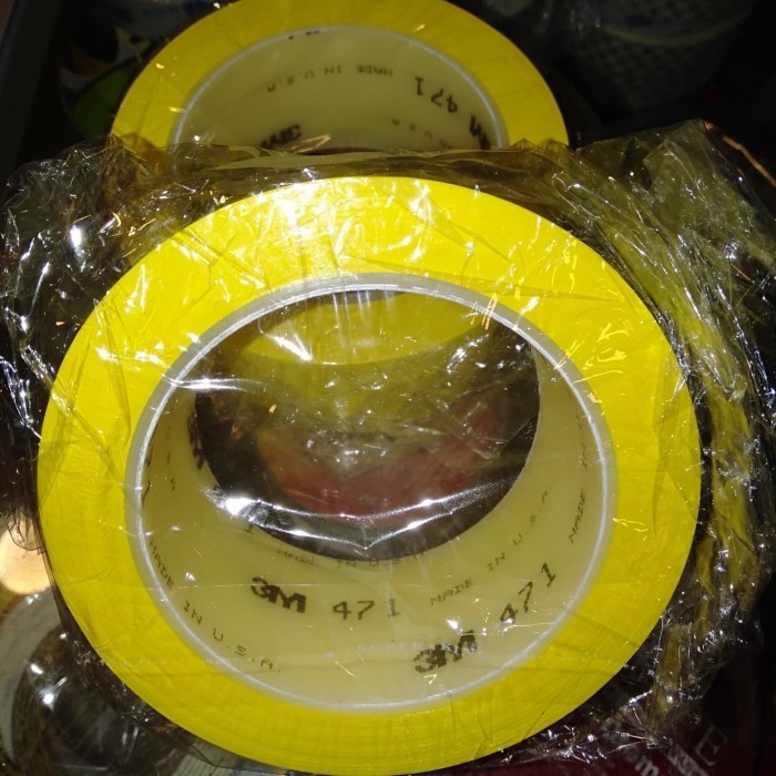 

[Baru] Floor Marking 471 Yellow 2 Inch X 36 Yard 3M Made In Usa Limited