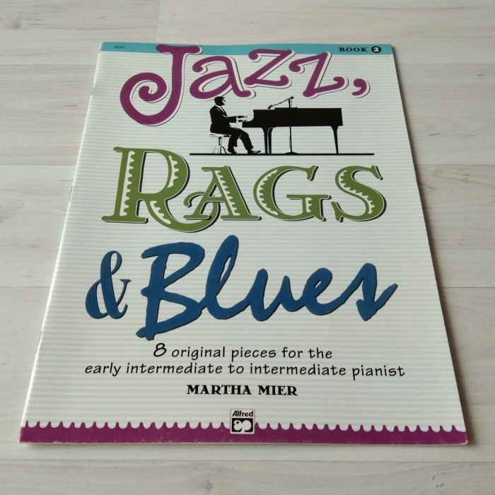 

[Baru] Buku Piano Jazz Rags Blues Martha Mier Book 2 Terbaru