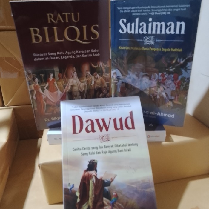 

[Baru] Buku Paket Dawud.Sulaiman Dan Ratu Bilqis Original Terbatas