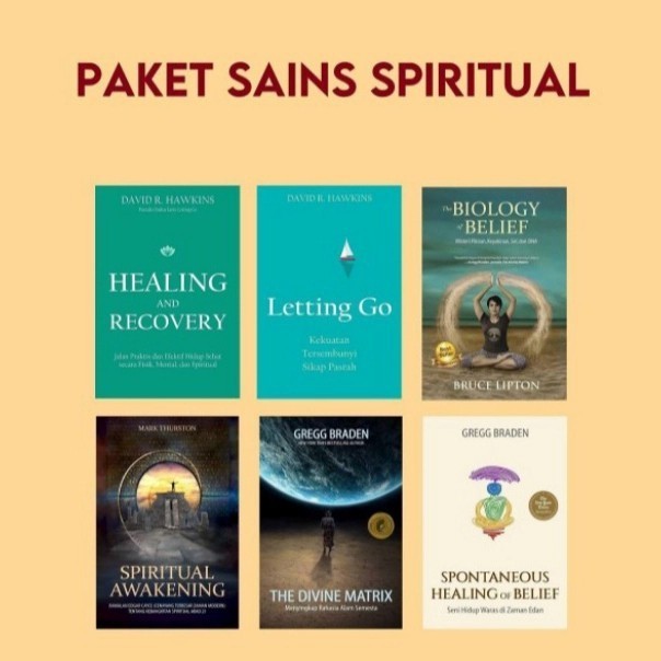 

[Baru] Paket Sains Spiritual 6 Buku Original Terbatas