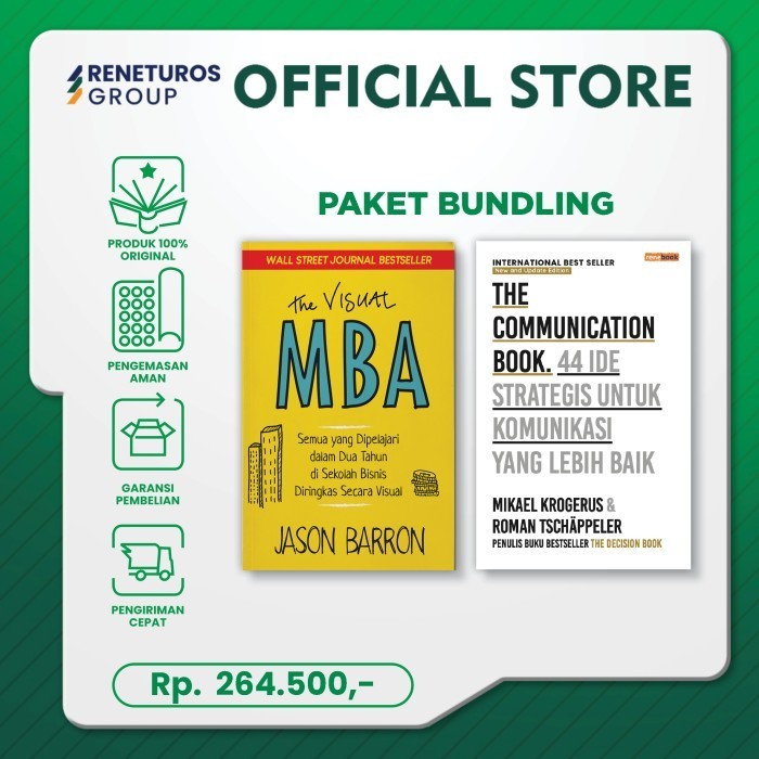 

[Baru] Paket Bundling : The Visual Mba The Communication Book Berkualitas