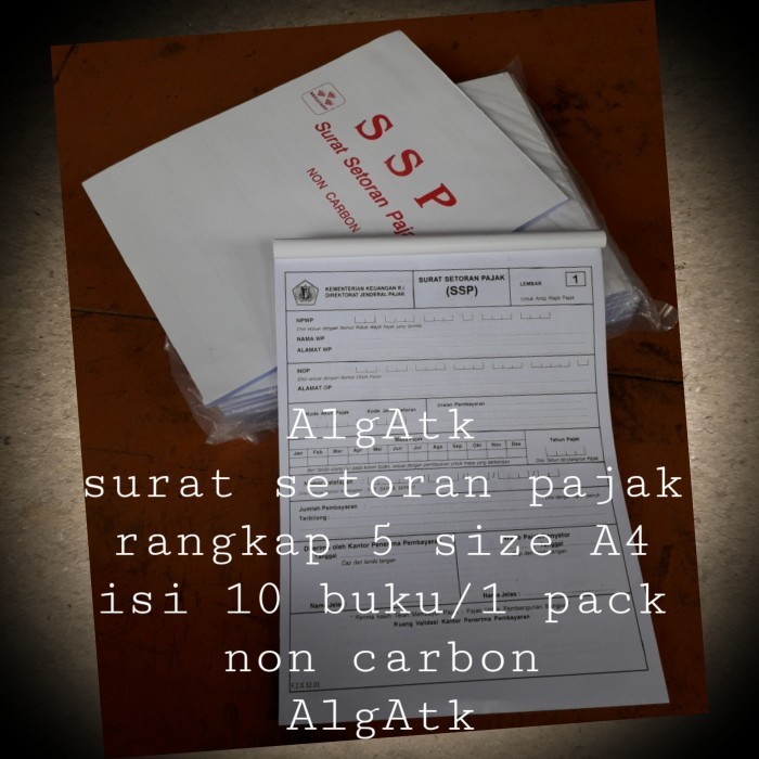 

[Baru] Surat Setoran Pajak Isi 10 Buku. Terbaru