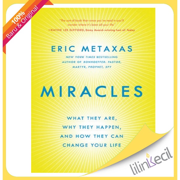 

[Baru] Buku Miracles Eric Metaxas Limited
