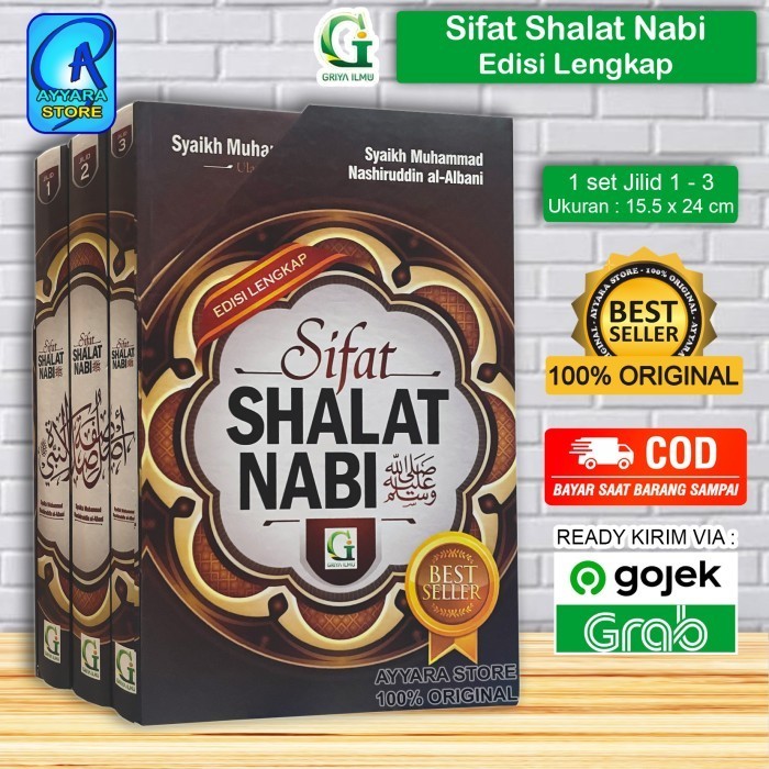 

[Baru] Buku Sifat Shalat Nabi 1 Set Lengkap 3 Jilid - Griya Ilmu - Original Diskon