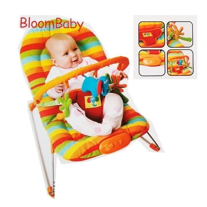 [COD] Bouncer Bayi Carters Rainbow Musical Melody - Bouncer Bayi Otomatis Terbatas