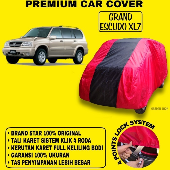 [New Ori] Body Cover Grand Escudo Xl7 Merah Hitam Penutup Bodi Grand Escudo Xl7 Limited