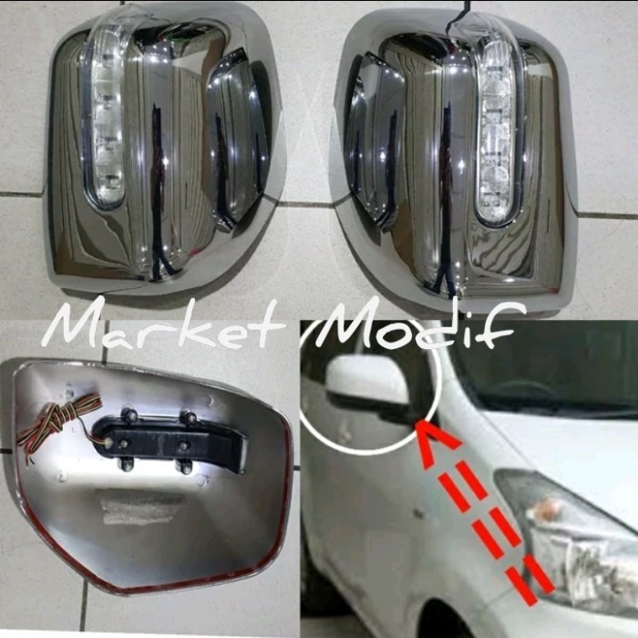 [Original] Cover Spion Model Lampu All New Avanza 2012-2014 Type E Limited