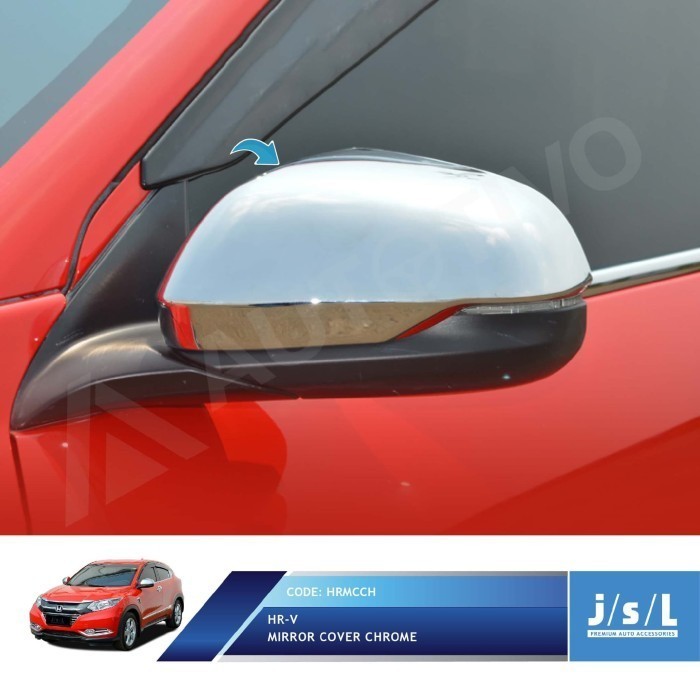 [Original] Honda Hrv Cover Spion Jsl Krom/Mirror Cover Chrome / Aksesoris Mobil Y Terbaru