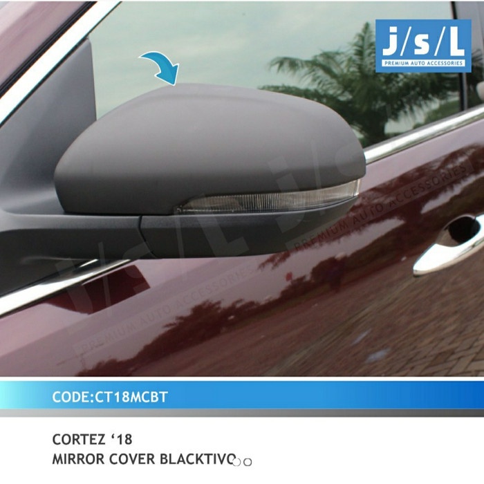 [Original] Cover Spion Mobil Wuling Cortez Blacktivo Diskon