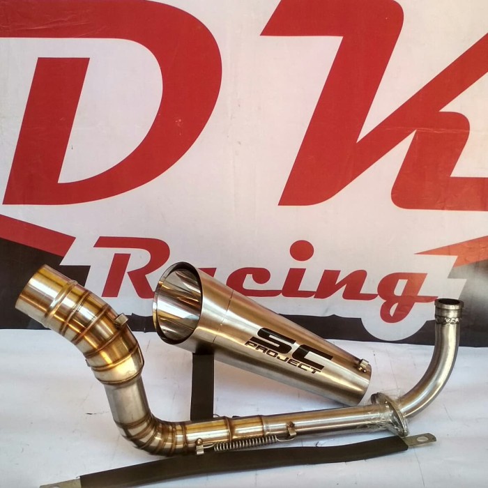 ✅New Ori Knalpot Racing Yamaha Mio Soul Lama Sc Corong Fullsystem High Quality Terbaru