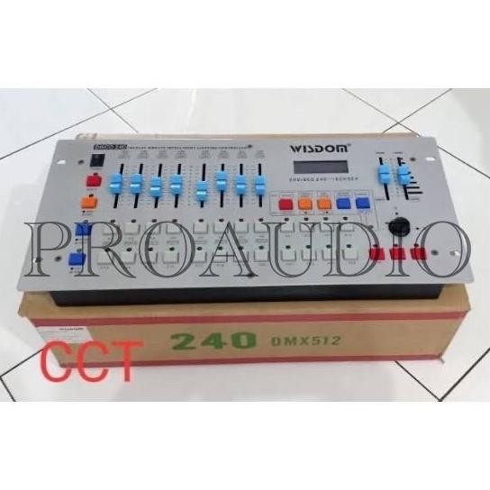 BEBAS ONGKIR - mixer lighting disco wisdom 240 DMX V-925 original