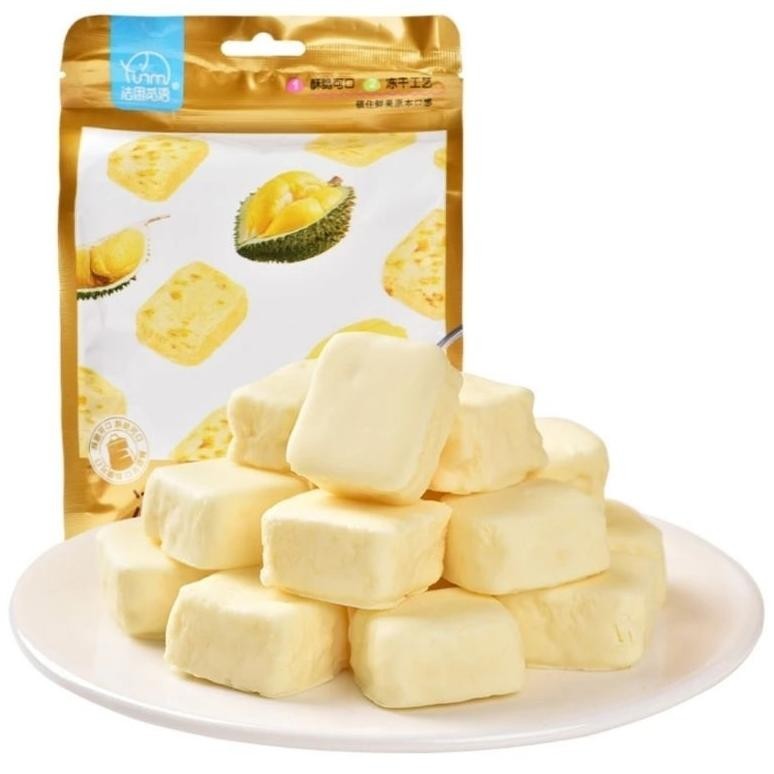 

TRE cemilan china yogurt buah durian kering 45g / 45 TERLARIS